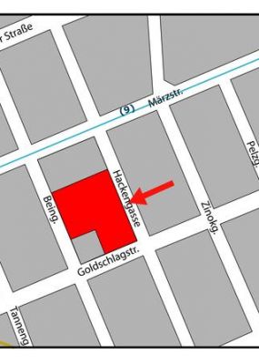 Plan Lageplan Hackengasse © VWA Immobilienverwaltung Plan Lageplan Hackengasse © VWA Immobilienverwaltung