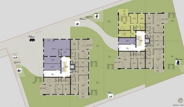 EG und Freiraumplan © VWA-Immobilienverwaltung EG und Freiraumplan © VWA-Immobilienverwaltung