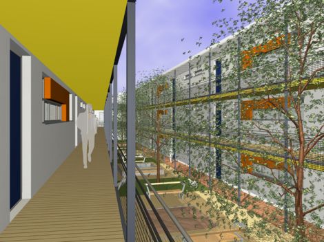 Hochwassergasse Laubengang © VWA Immobilienverwaltung Hochwassergasse Laubengang © VWA Immobilienverwaltung