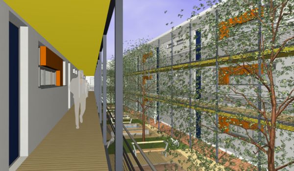 Hochwassergasse Laubengang © VWA Immobilienverwaltung Hochwassergasse Laubengang © VWA Immobilienverwaltung